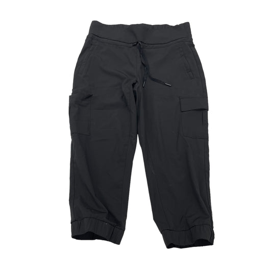 BLACK ATHLETIC CAPRIS by KYODAN Size:L