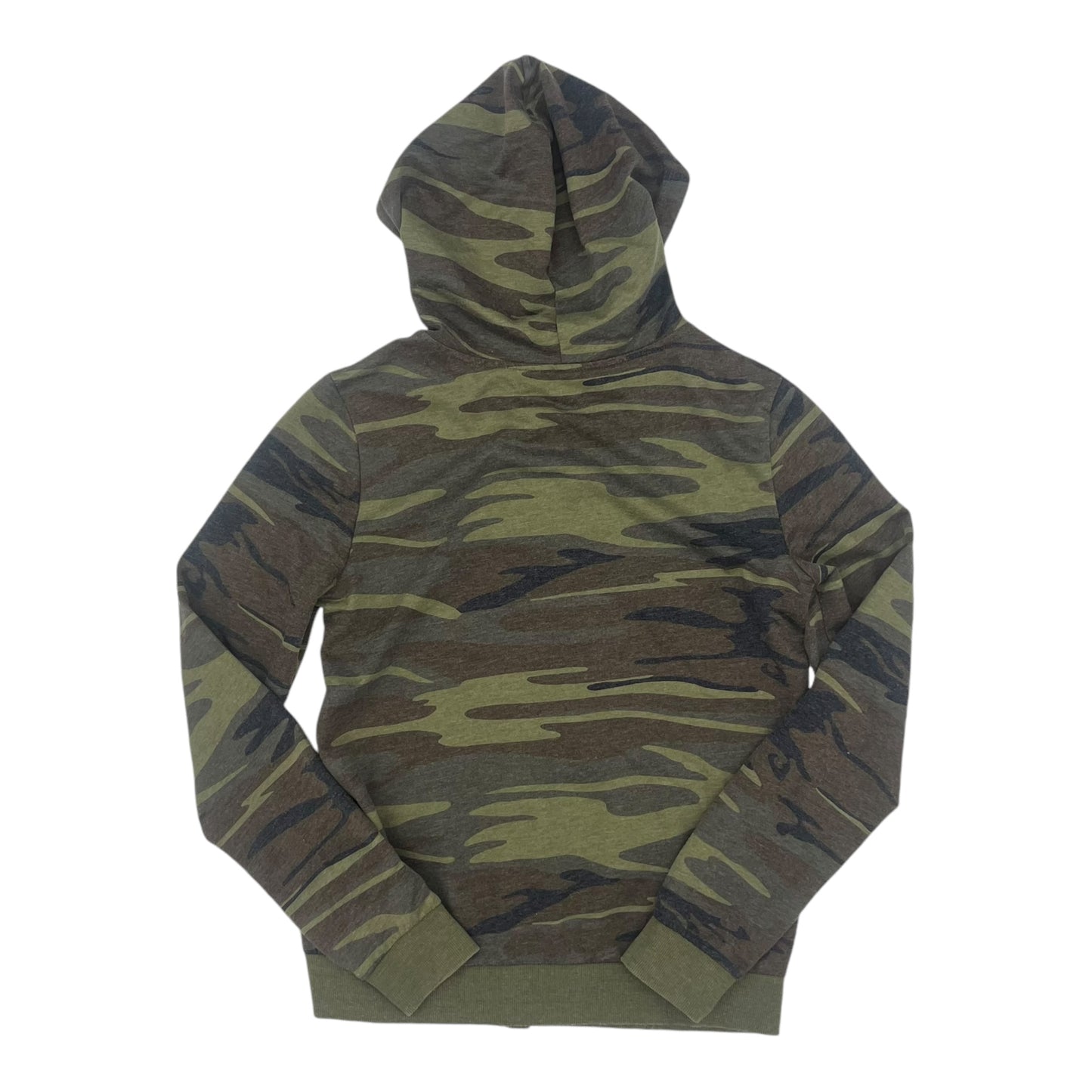 Sweatshirt Hoodie By Z Supply In Camouflage Print, Size:M