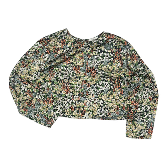 Blouse Ls By H&M In Floral Print, Size:Xxl