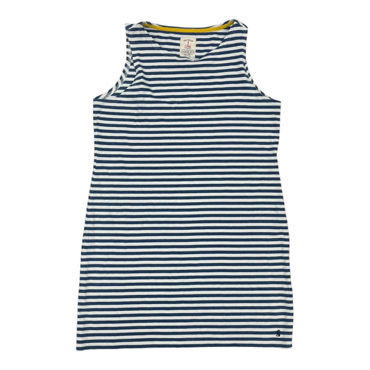 Dress Casual Midi By Joules In Blue & White, Size:12