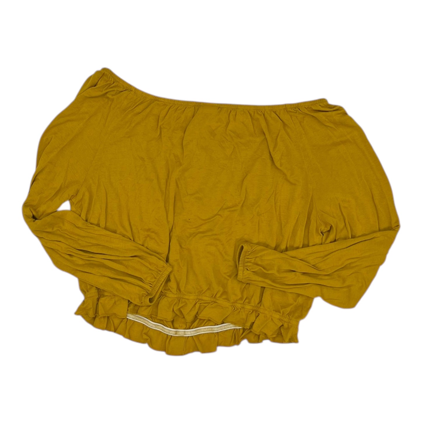 Top Ls By H&M In Yellow, Size:L