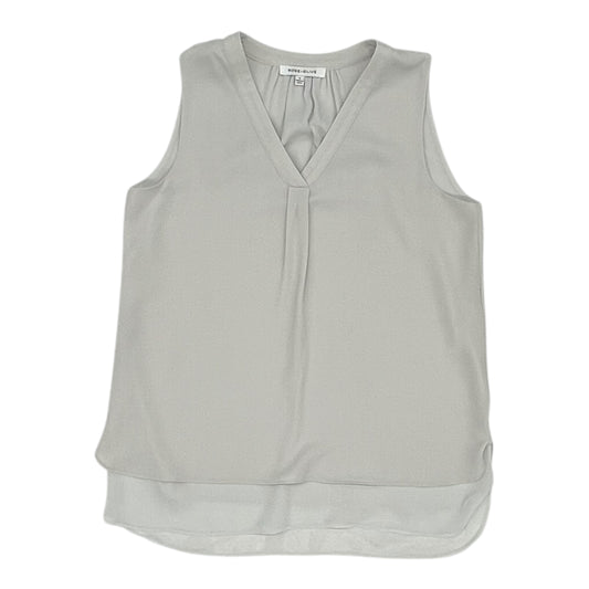 Blouse Sleeveless By Rose And Olive In Grey, Size:S