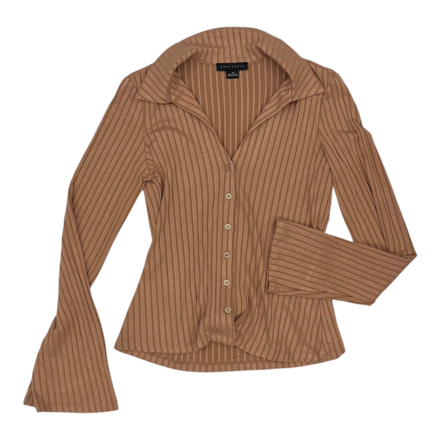 Top Ls By Sanctuary In Tan, Size:M
