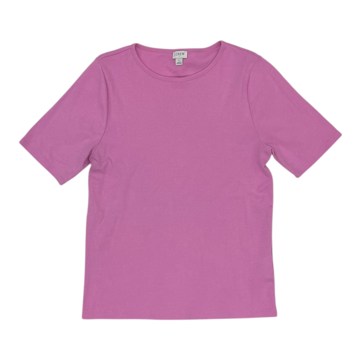 Top Ss Basic By J. Crew In Pink, Size:L