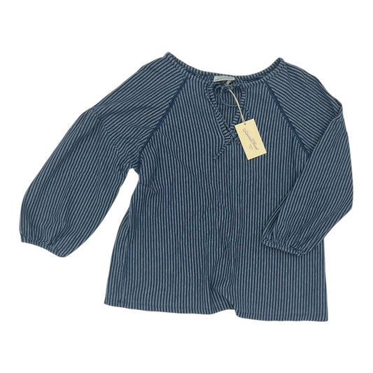 Top 3/4 Sleeve By Universal Thread In Blue, Size:S