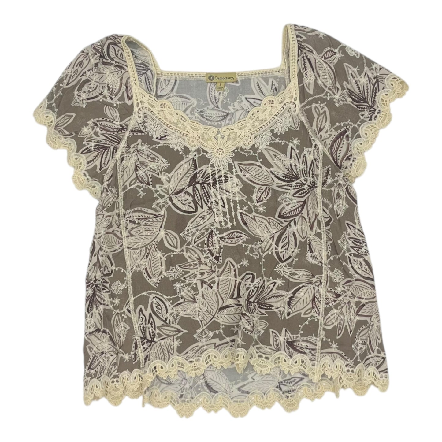 Top Ss By Democracy In Tan, Size:S