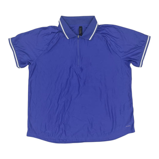Athletic Top Ss By Mondetta In Blue, Size:L