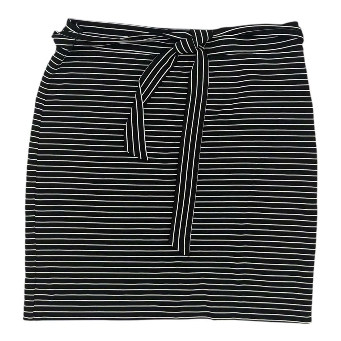 Skirt Mini & Short By Loft In Black & White, Size:L