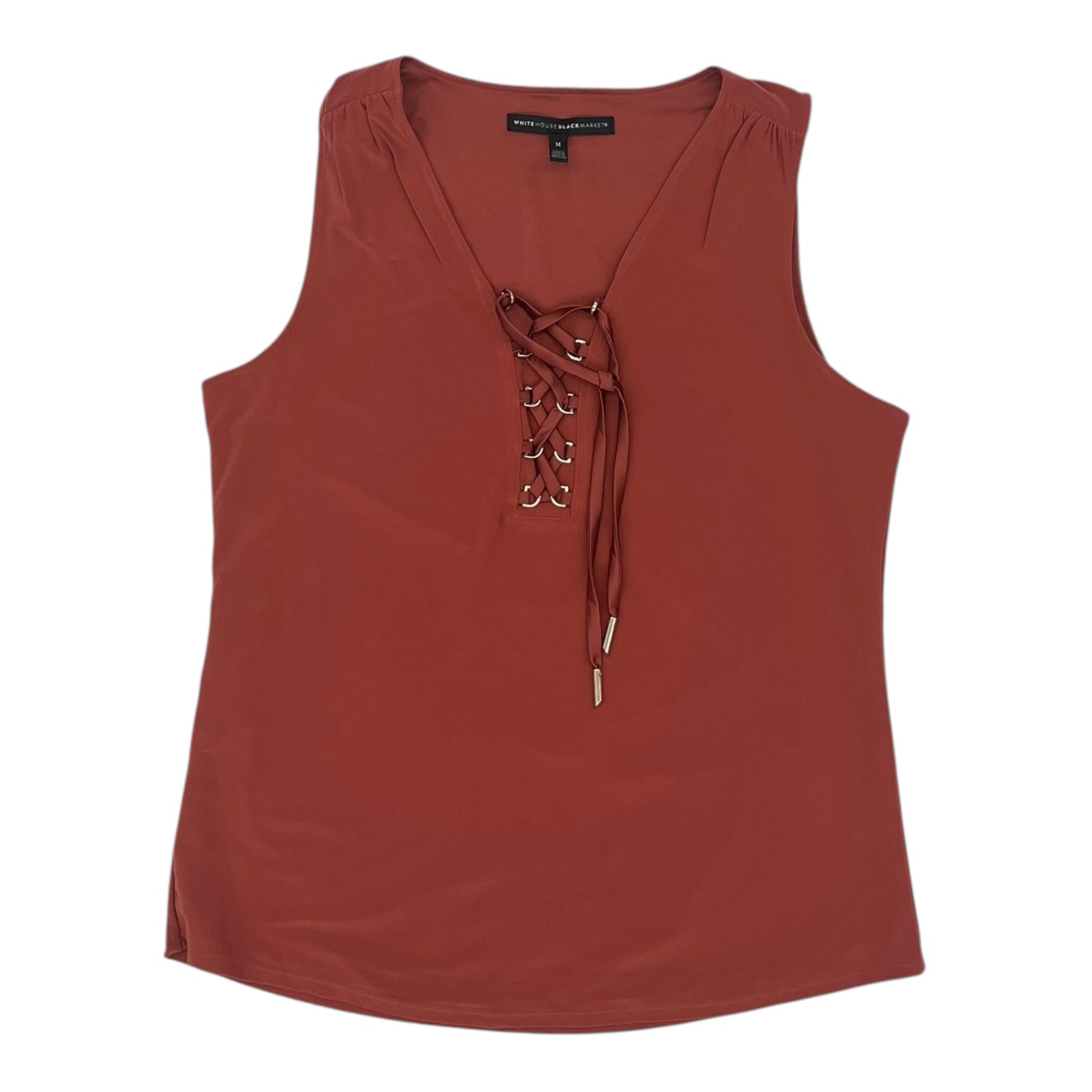 Top Sleeveless By White House Black Market In Orange, Size:M
