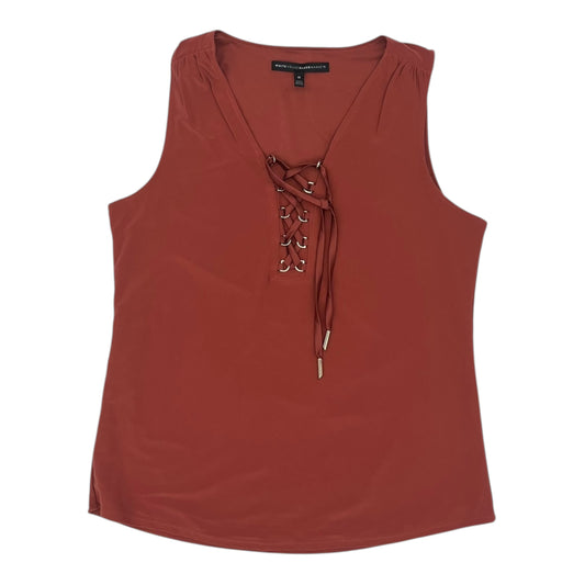 Top Sleeveless By White House Black Market In Orange, Size:M