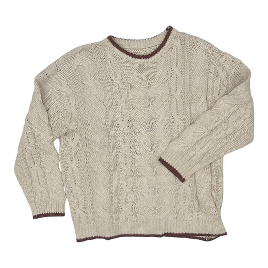 Sweater By Cme In Beige, Size:2X