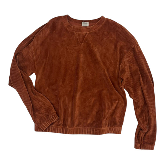 Sweatshirt Crewneck By A New Day In Brown, Size:S