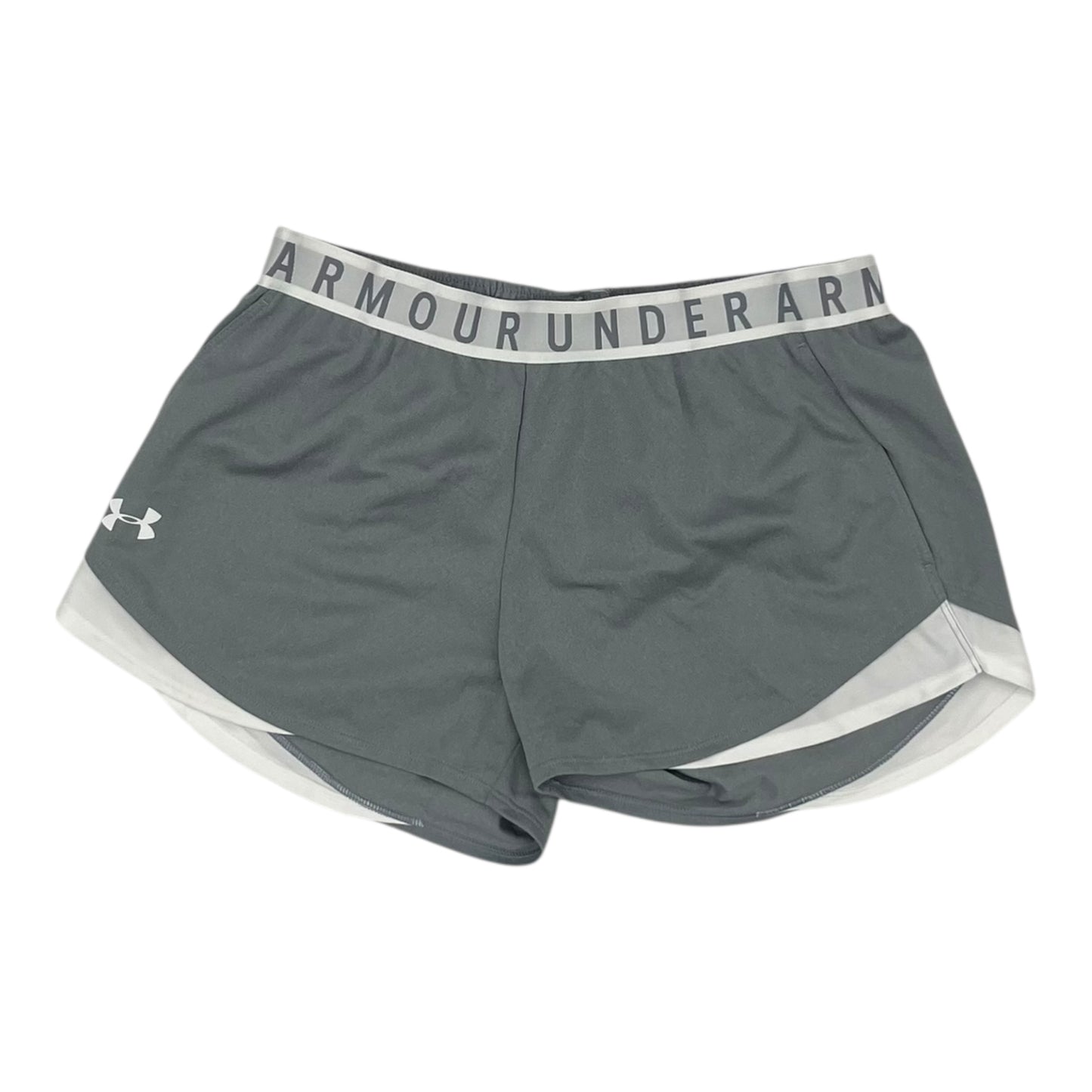 Athletic Shorts By Under Armour In Grey, Size:M