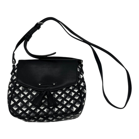 Crossbody By Vera Bradley In Black & White, Size:Small