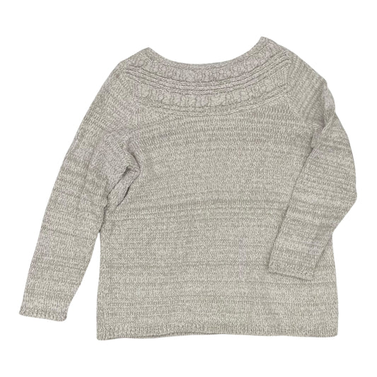 Sweater By Croft And Barrow In Cream, Size:1X