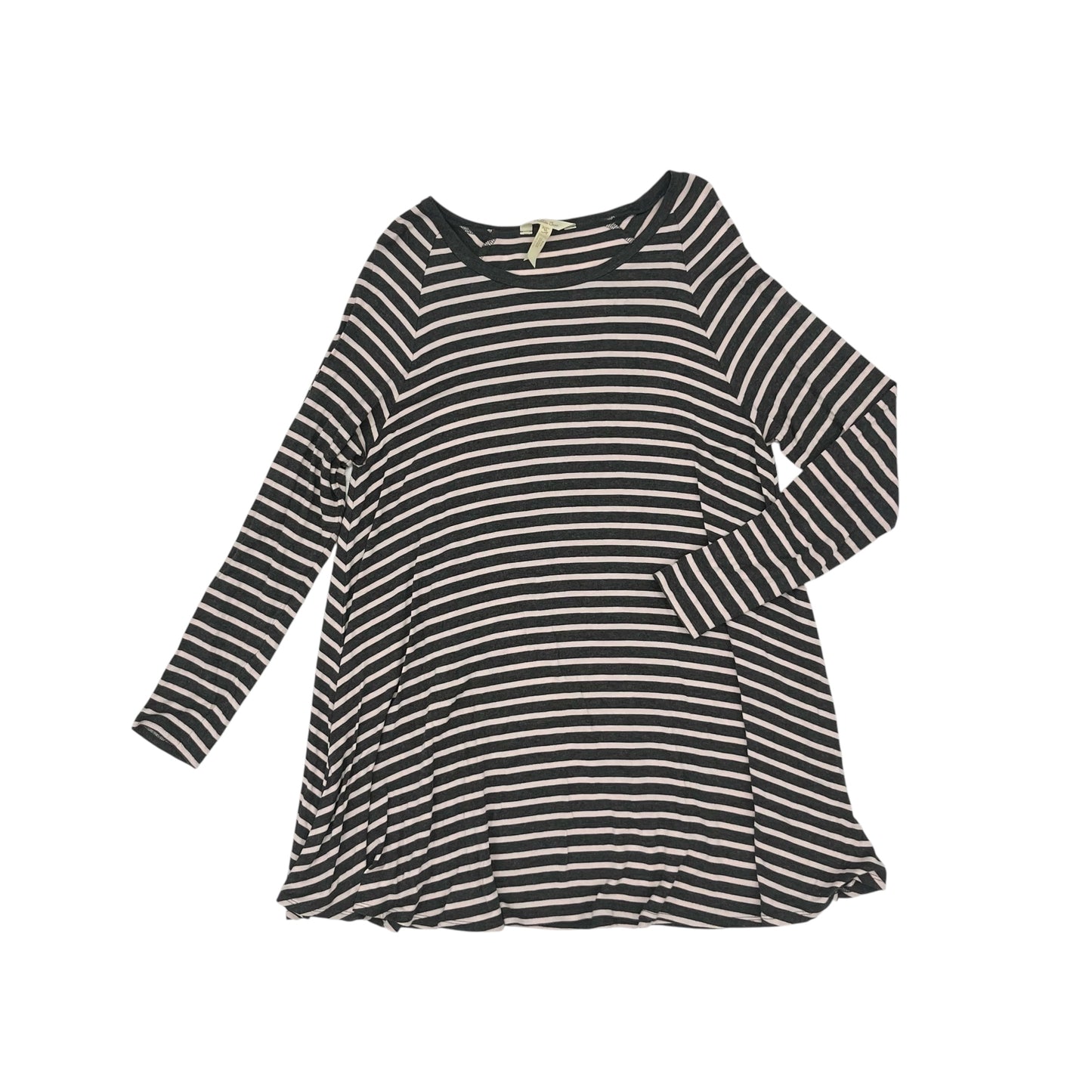 Tunic Ls By Matilda Jane In Grey & Pink, Size:M