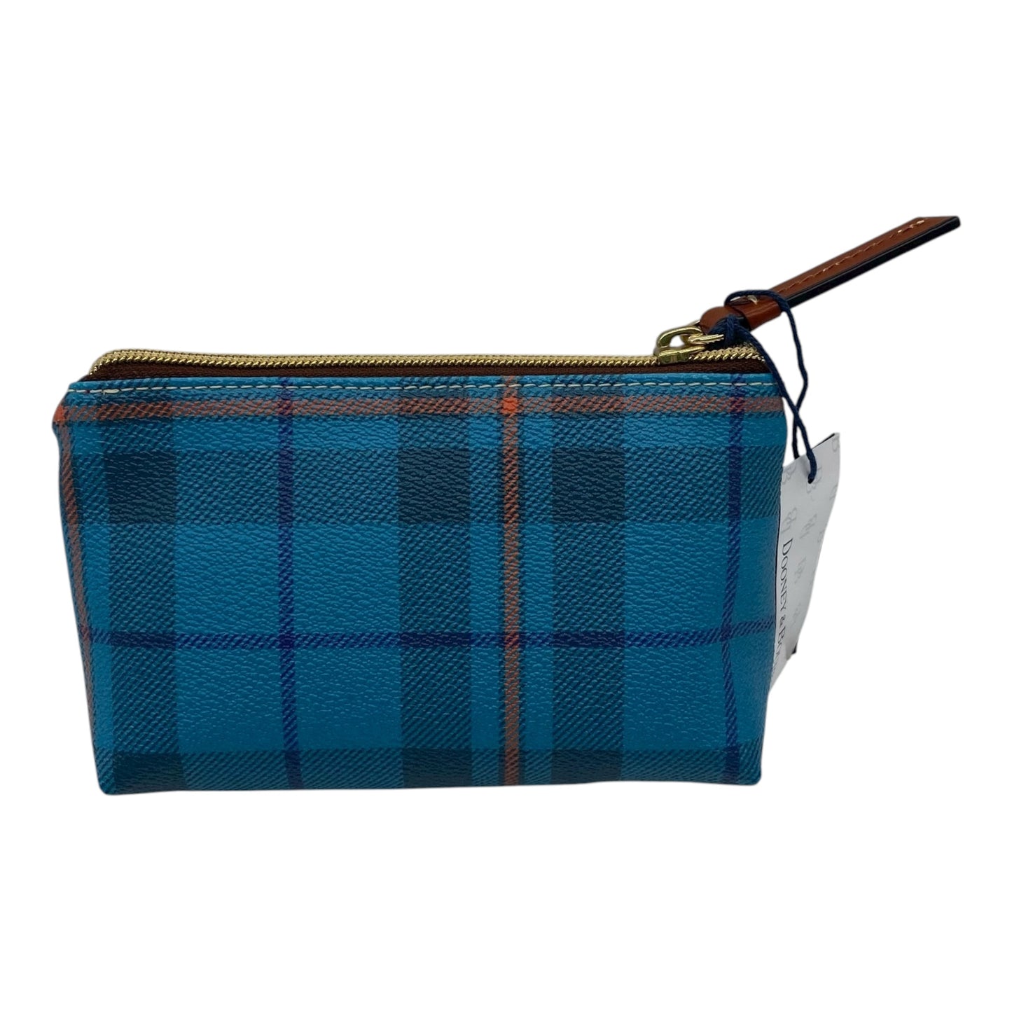 Makeup Bag Designer By Dooney And Bourke In Plaid Pattern, Size:Small