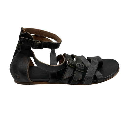 Sandals Flats By Bed Stu In Bronze, Size:8