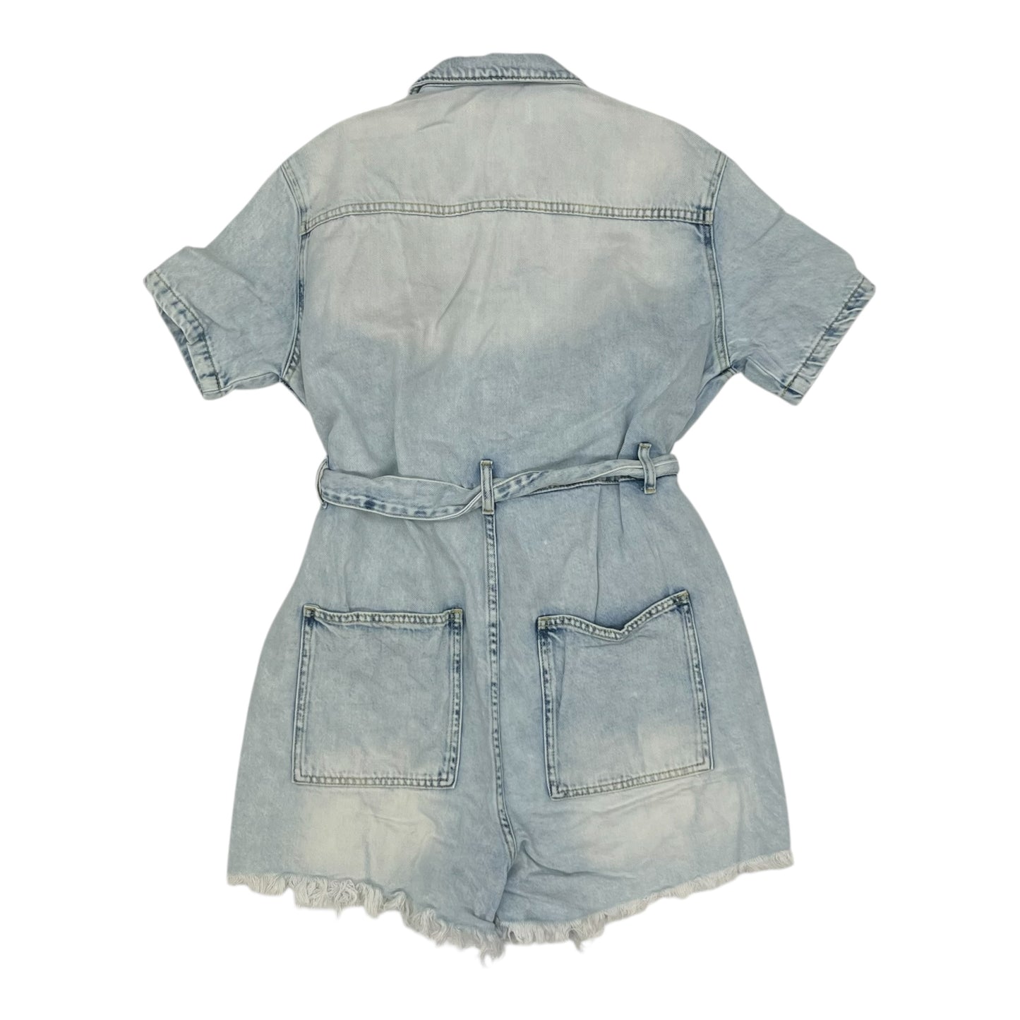 Romper By Cmc In Blue Denim, Size:S
