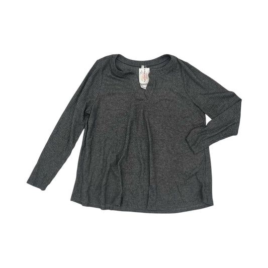 Top Ls By Dear Scarlett In Grey, Size:2X