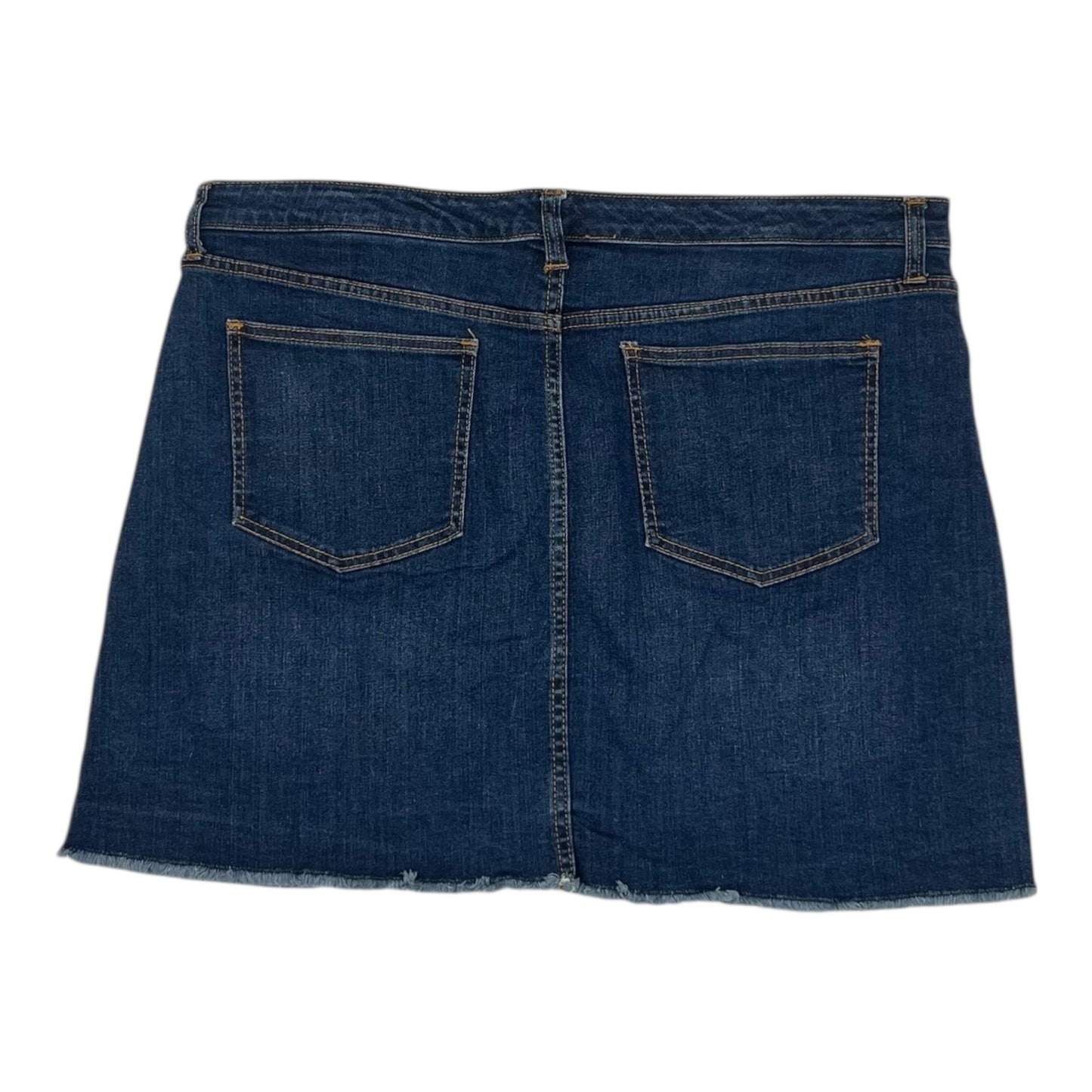 Skirt Mini & Short By Universal Thread In Blue Denim, Size:16