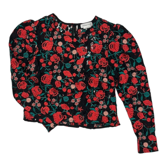 Blouse Ls By Lovers & Friends In Floral Print, Size:Xs