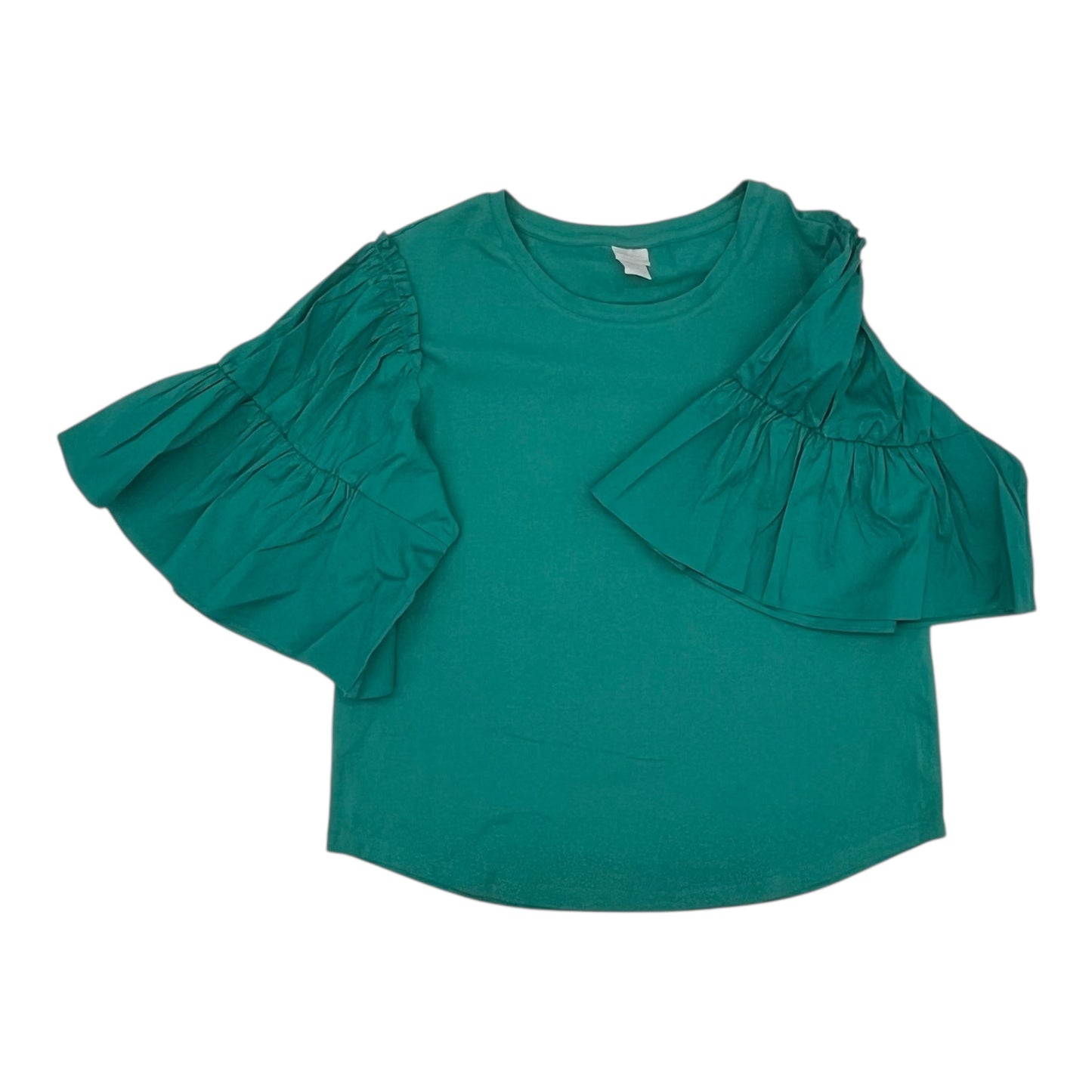 Blouse Ss By Chicos In Teal, Size:M