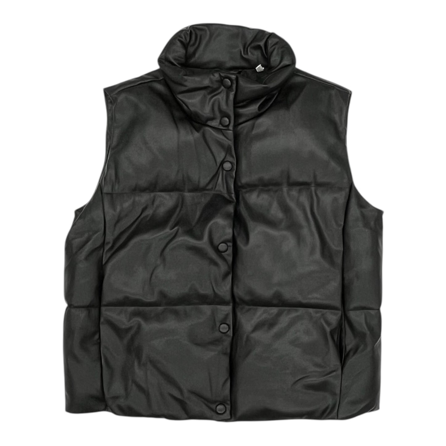Vest Puffer & Quilted By Calvin Klein In Black, Size:L