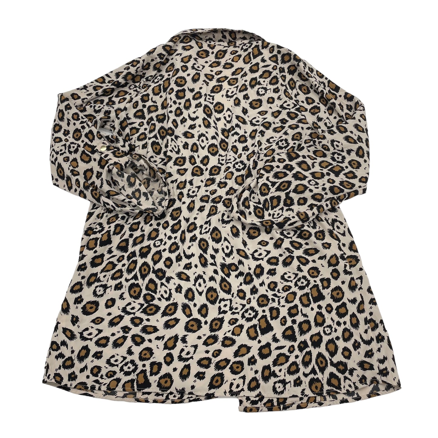 ANIMAL PRINT TOP LS by DANA BUCHMAN Size:M