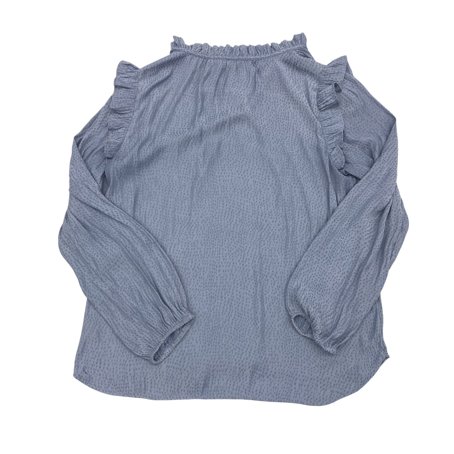 BLUE BLOUSE LS by LOFT Size:M