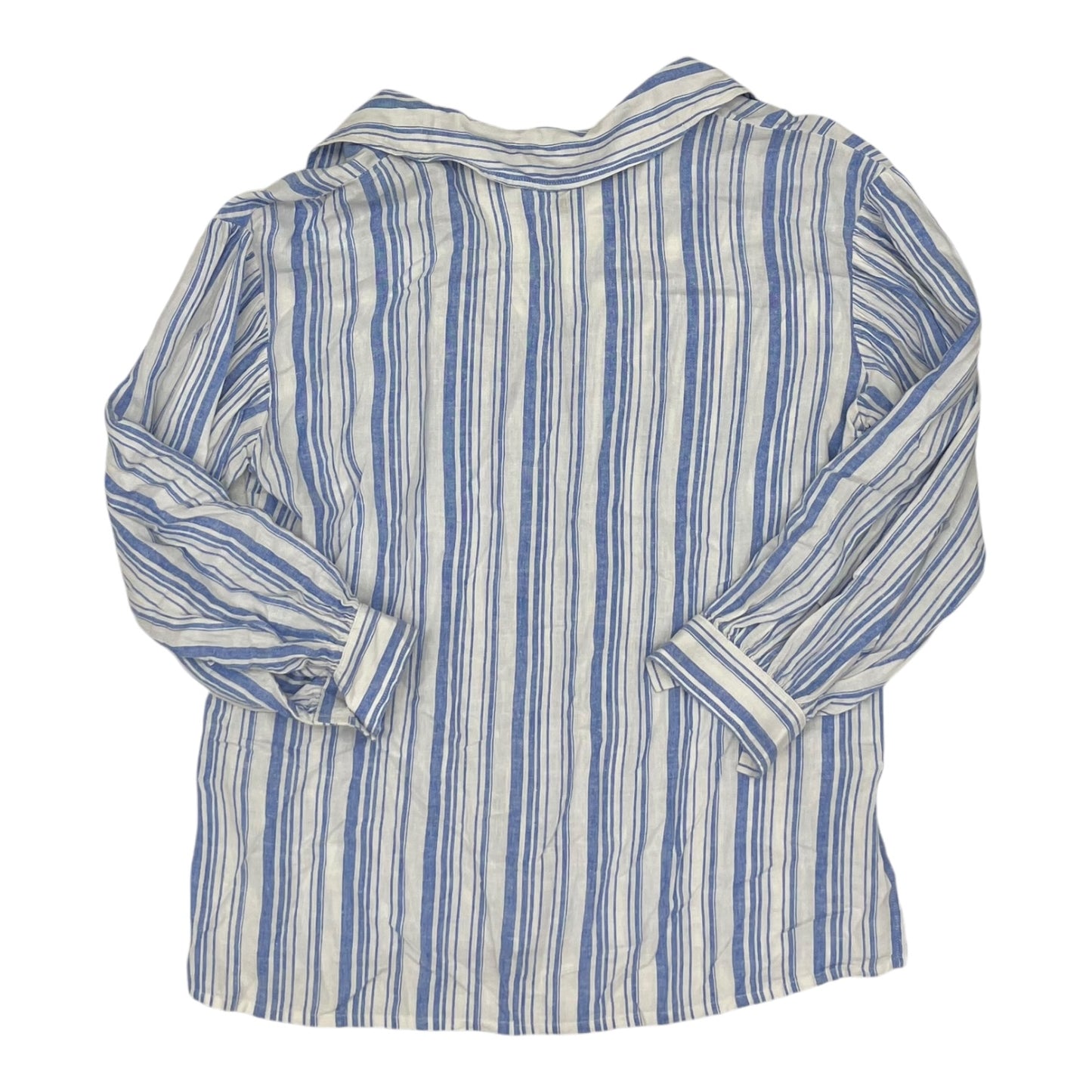 Top Ls By Cabi In Blue & White, Size:M