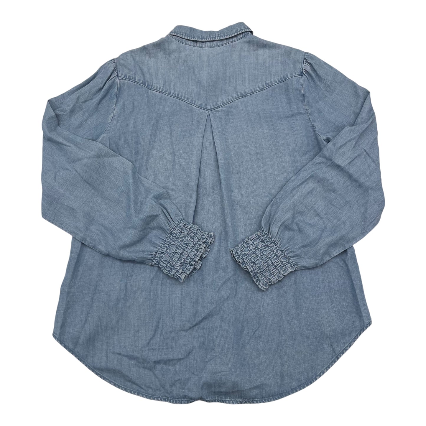 Top Ls By Cloth & Stone In Blue Denim, Size:L