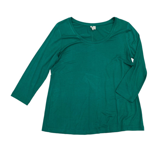 Top Ls Basic By Cato In Green, Size:M