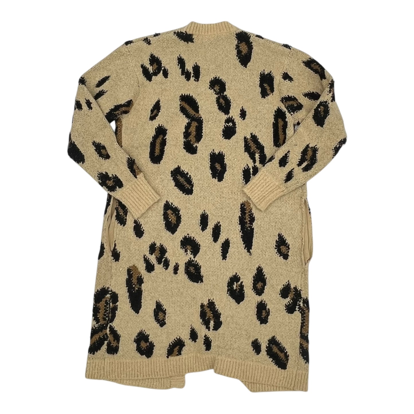 Cardigan By Knox Rose In Animal Print, Size:Xs