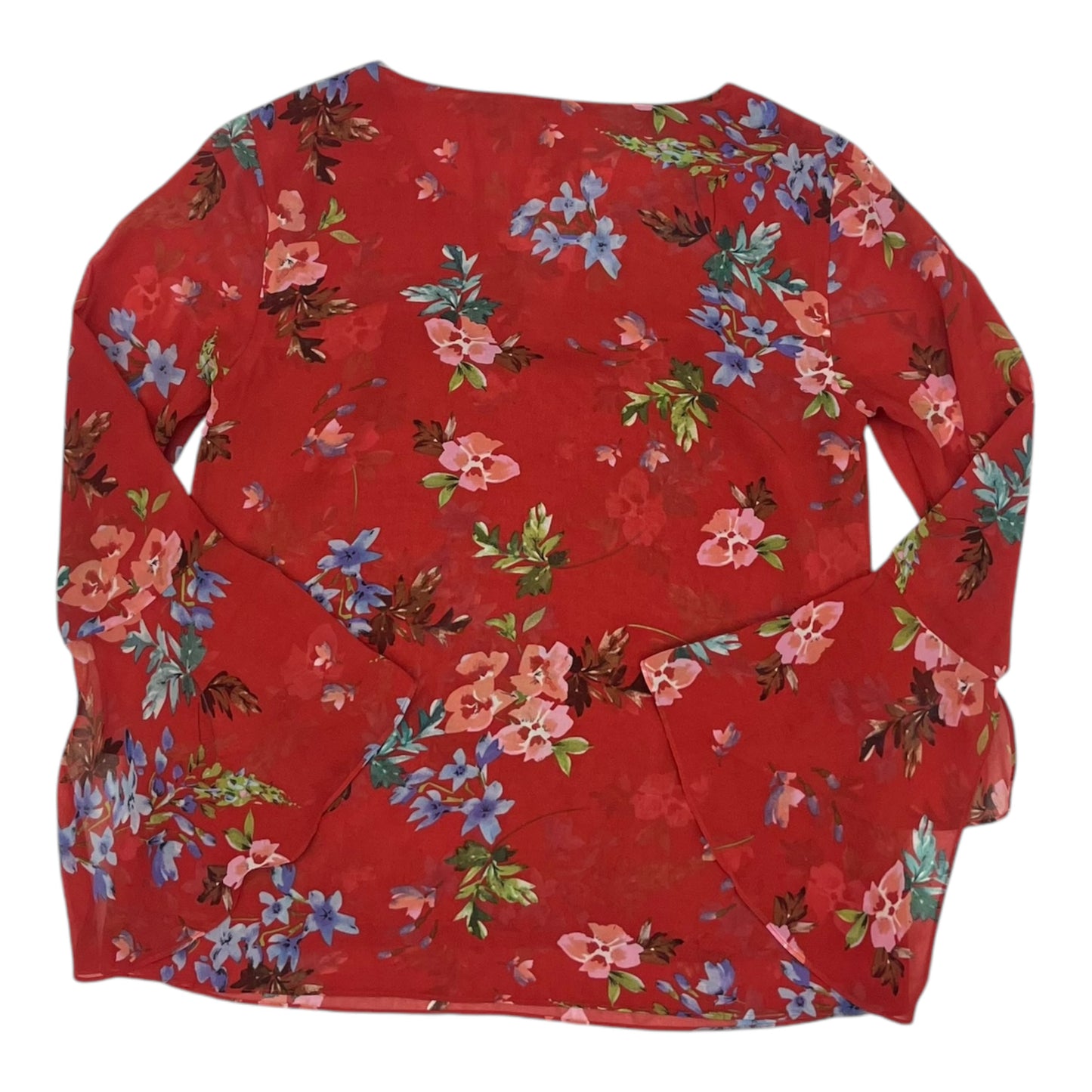 Blouse Ls By Cabi In Red, Size:Xs