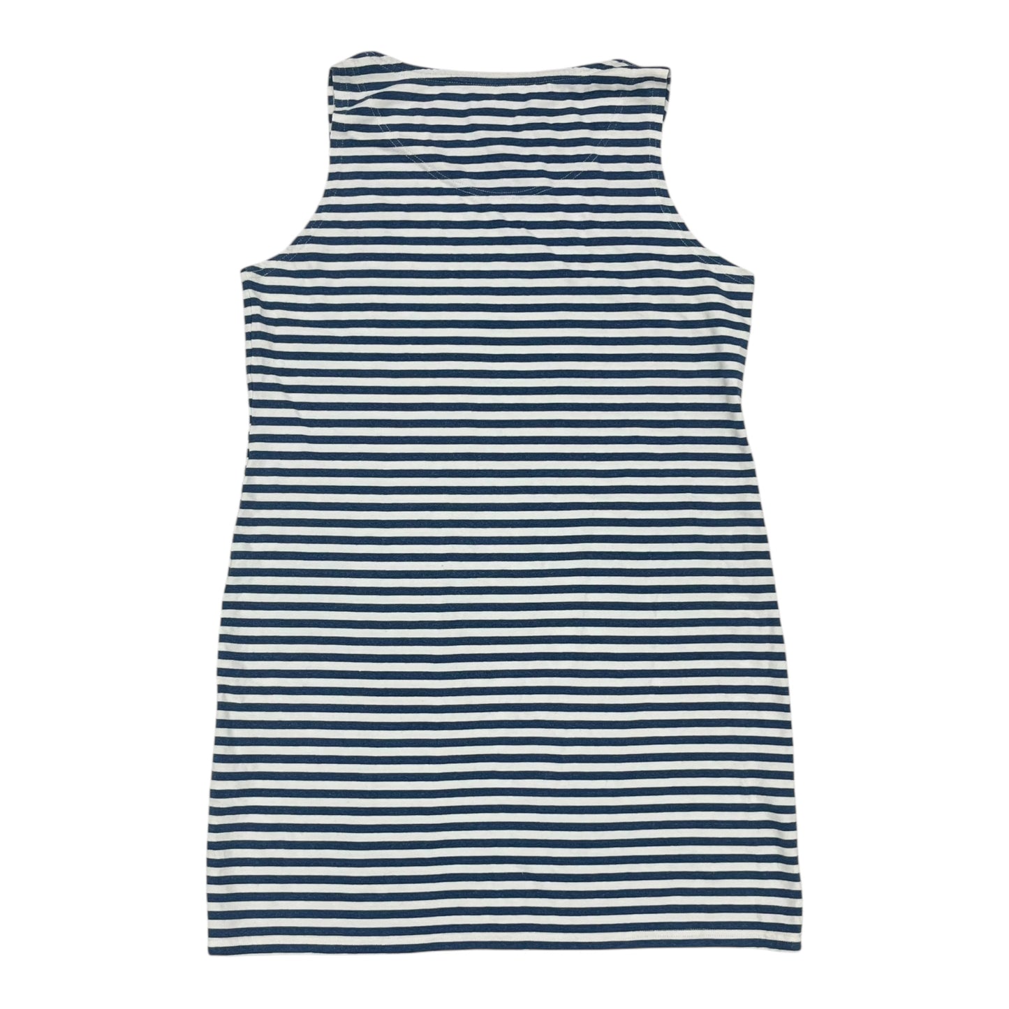 Dress Casual Midi By Joules In Blue & White, Size:12