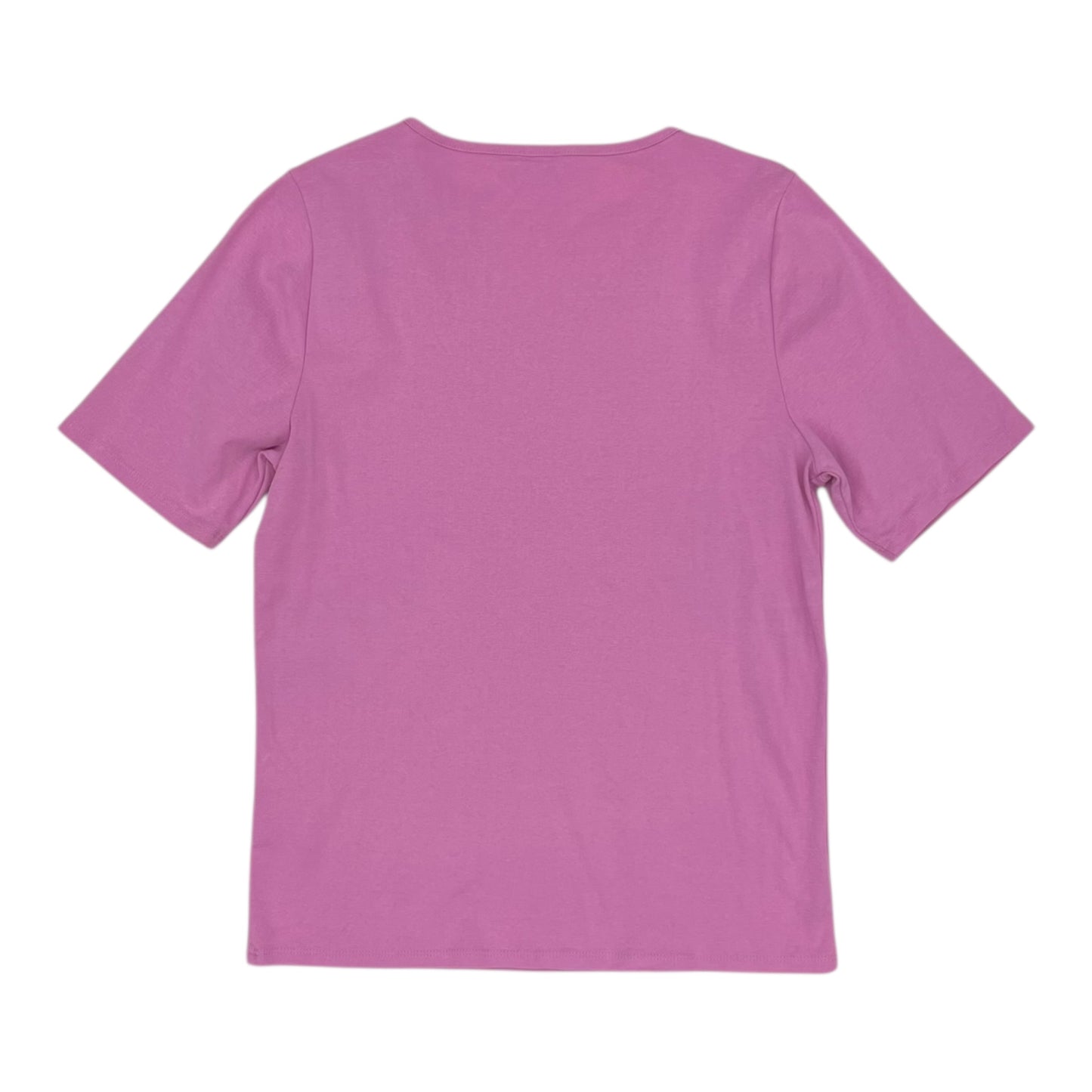 Top Ss Basic By J. Crew In Pink, Size:L