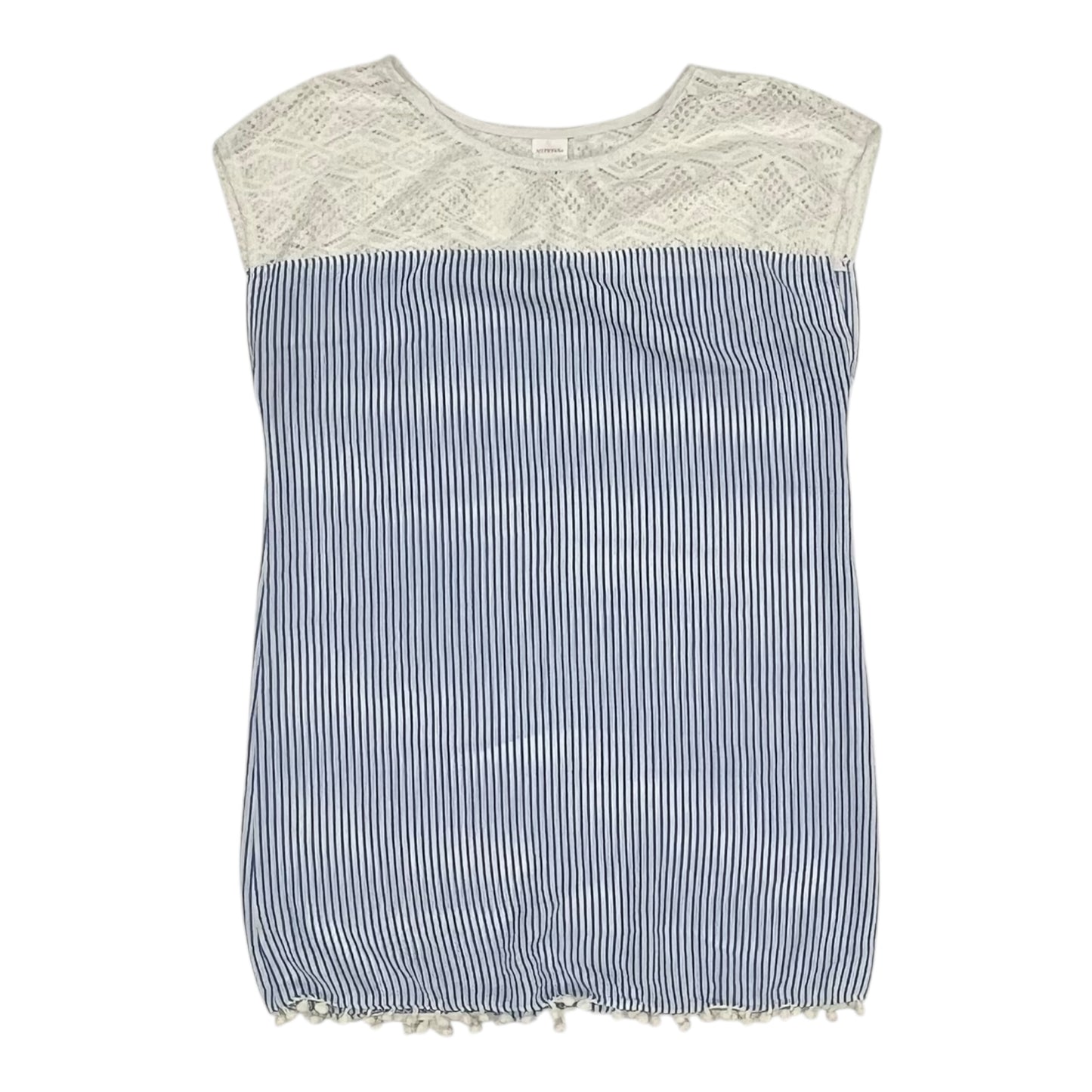 Top Ss By Merona In Blue & White, Size:M