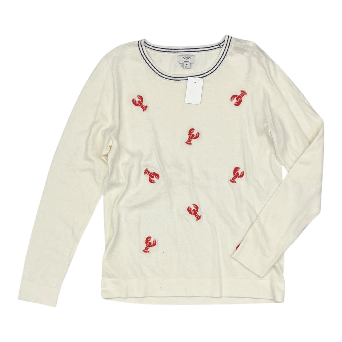 Sweater By J. Crew In Cream, Size:M