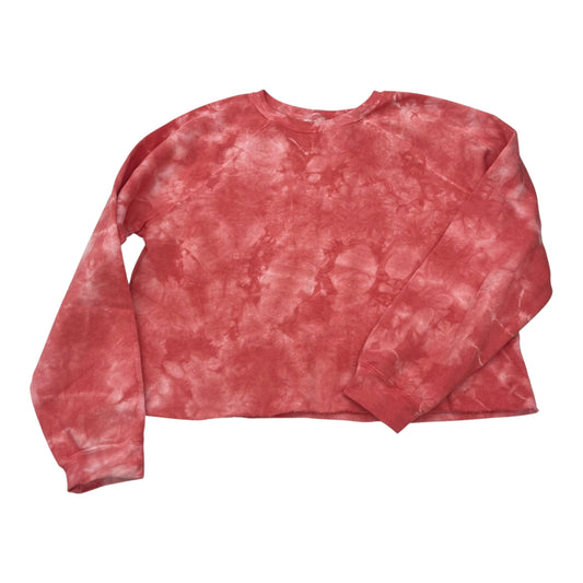Sweatshirt Crewneck By Clothes Mentor In Orange, Size:L