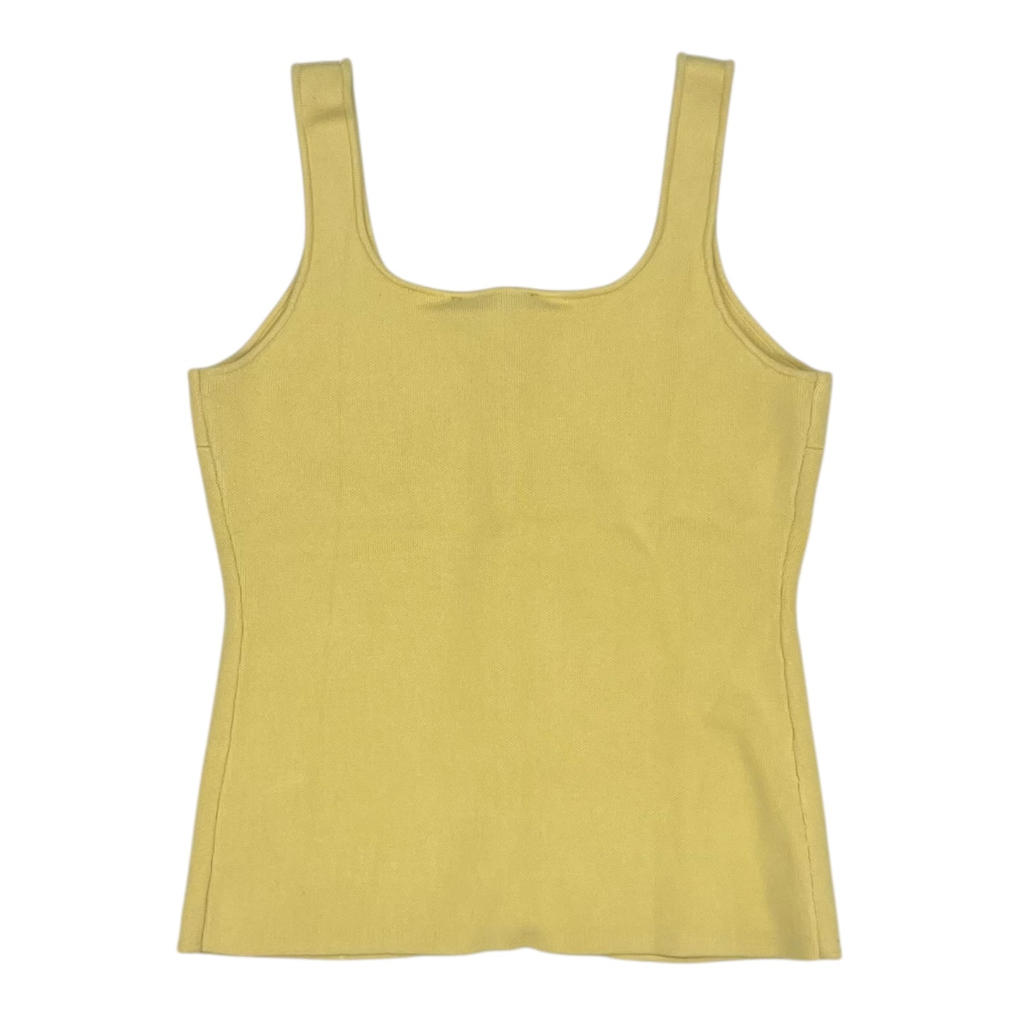 Vest Sweater By Zara In Yellow, Size:L