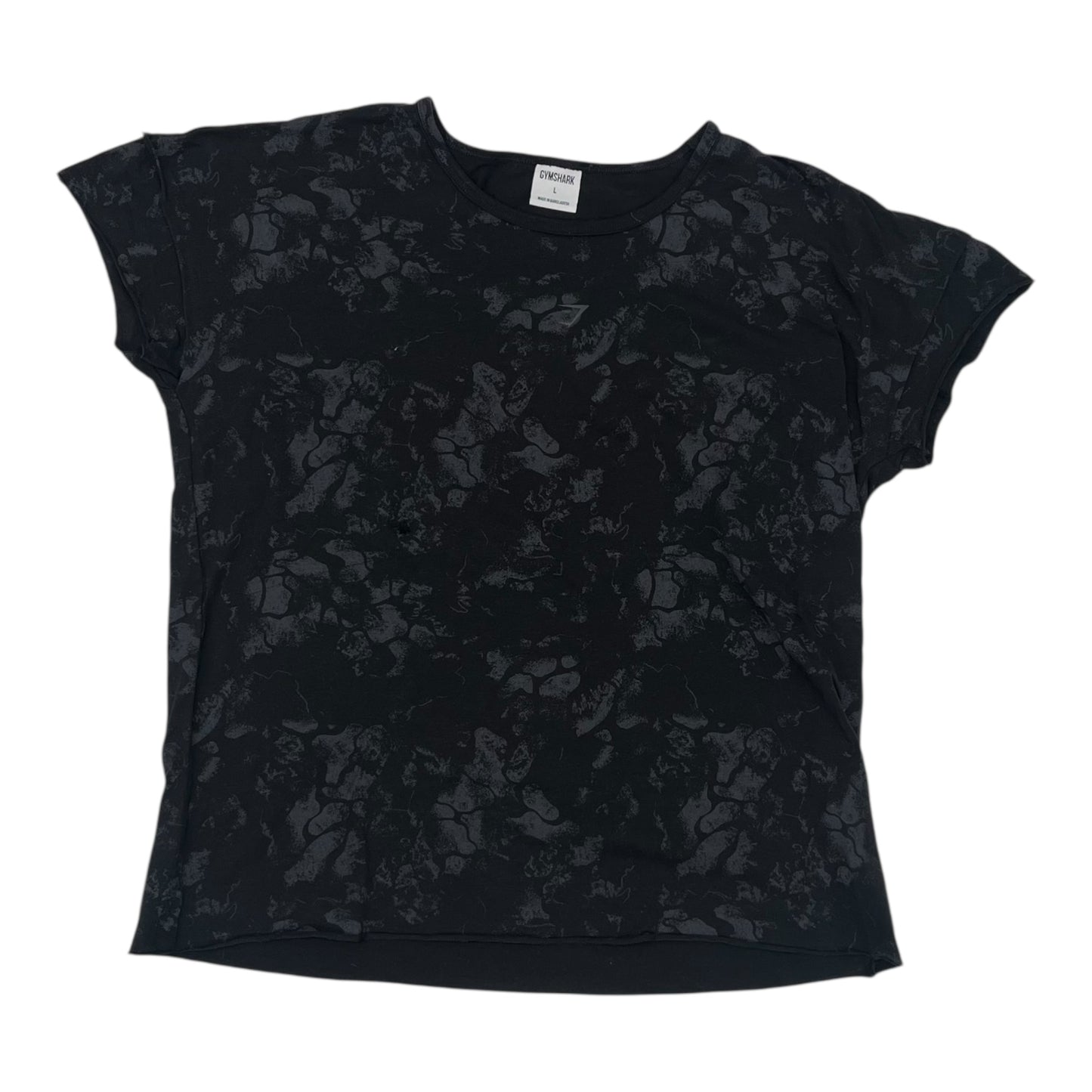 Athletic Top Ss By Gym Shark In Black, Size:L