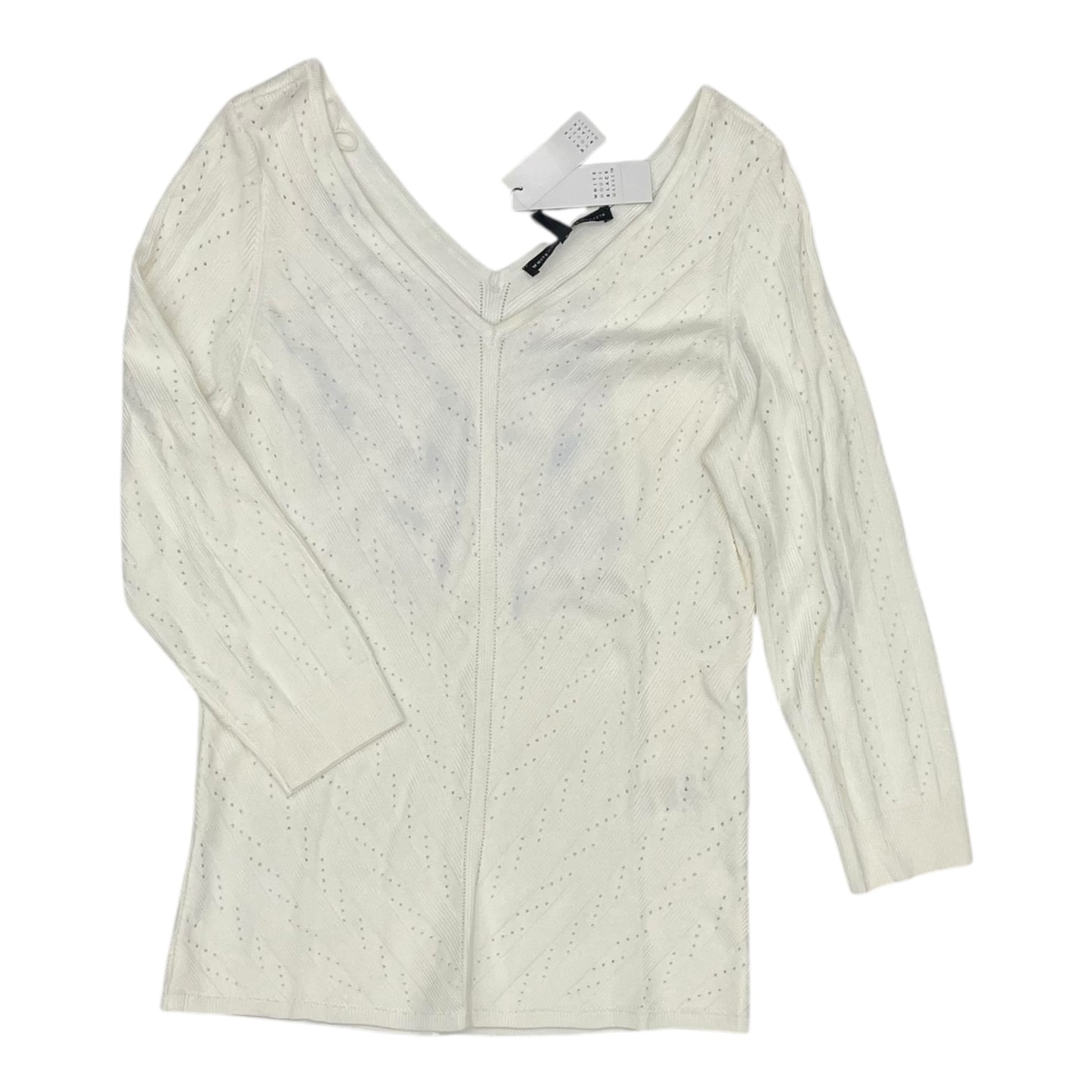 Sweater By White House Black Market In Cream, Size:M