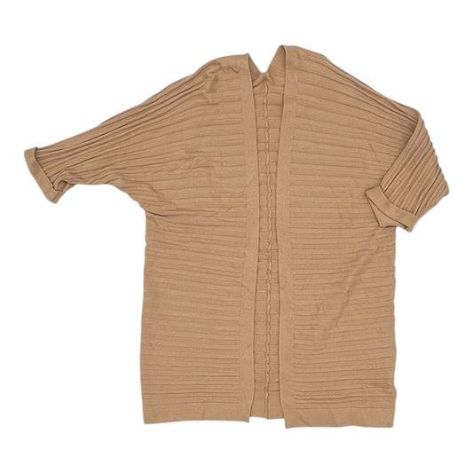 Sweater Cardigan By  Cme In Tan, Size:M