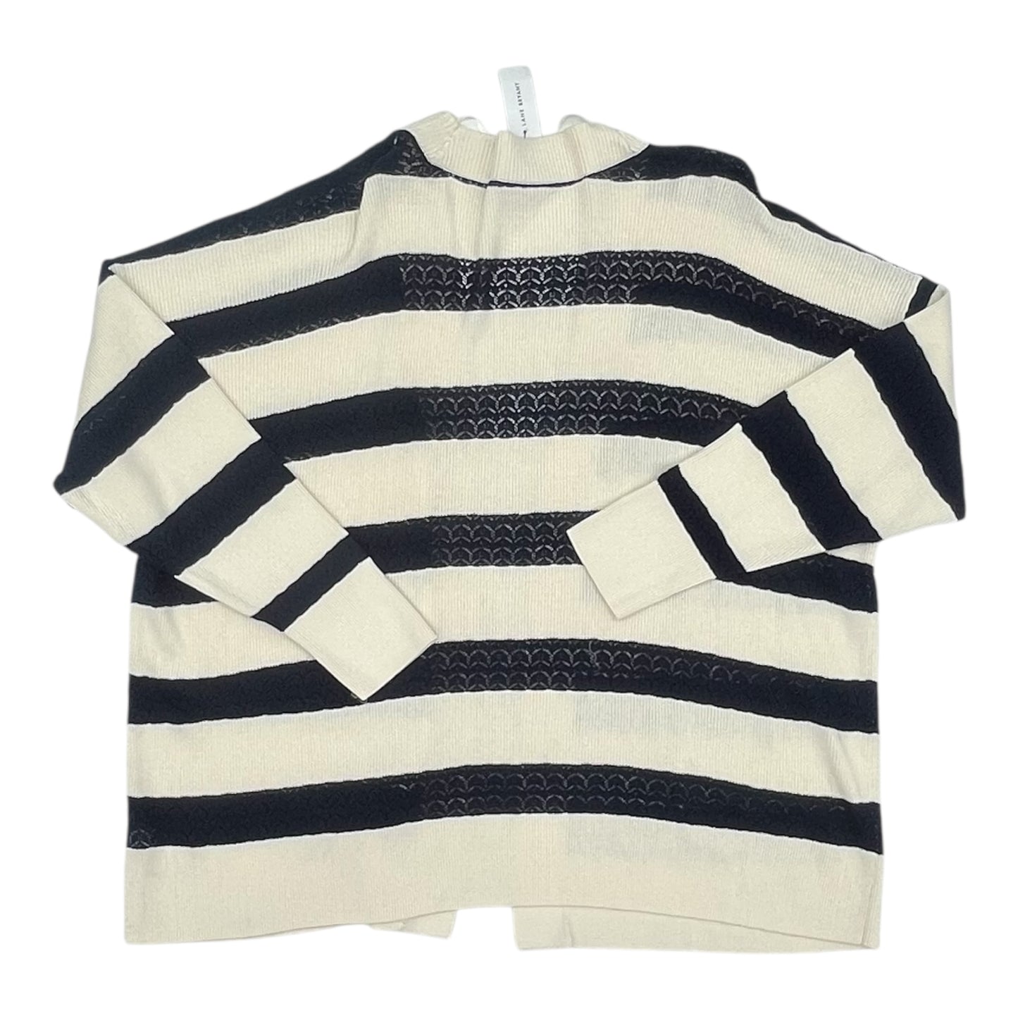 Sweater Cardigan By Lane Bryant In Blue & Tan, Size:4X