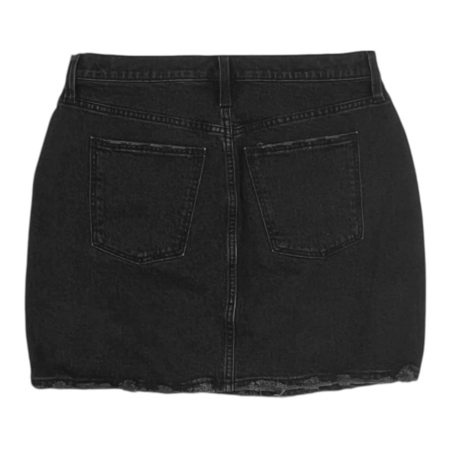 Skirt Mini & Short By Universal Thread In Black Denim, Size:12