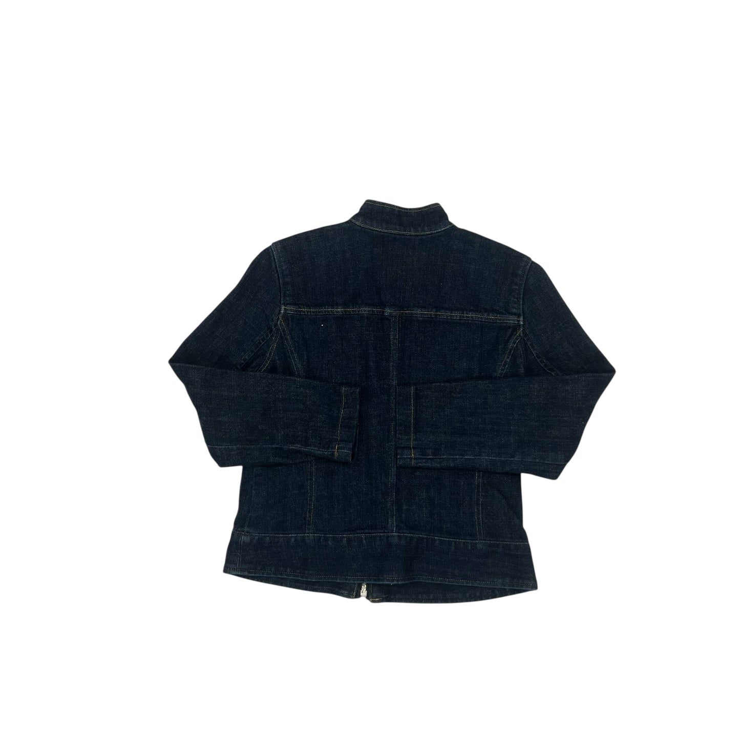 Jacket Denim By Lauren By Ralph Lauren In Blue Denim, Size:Xs