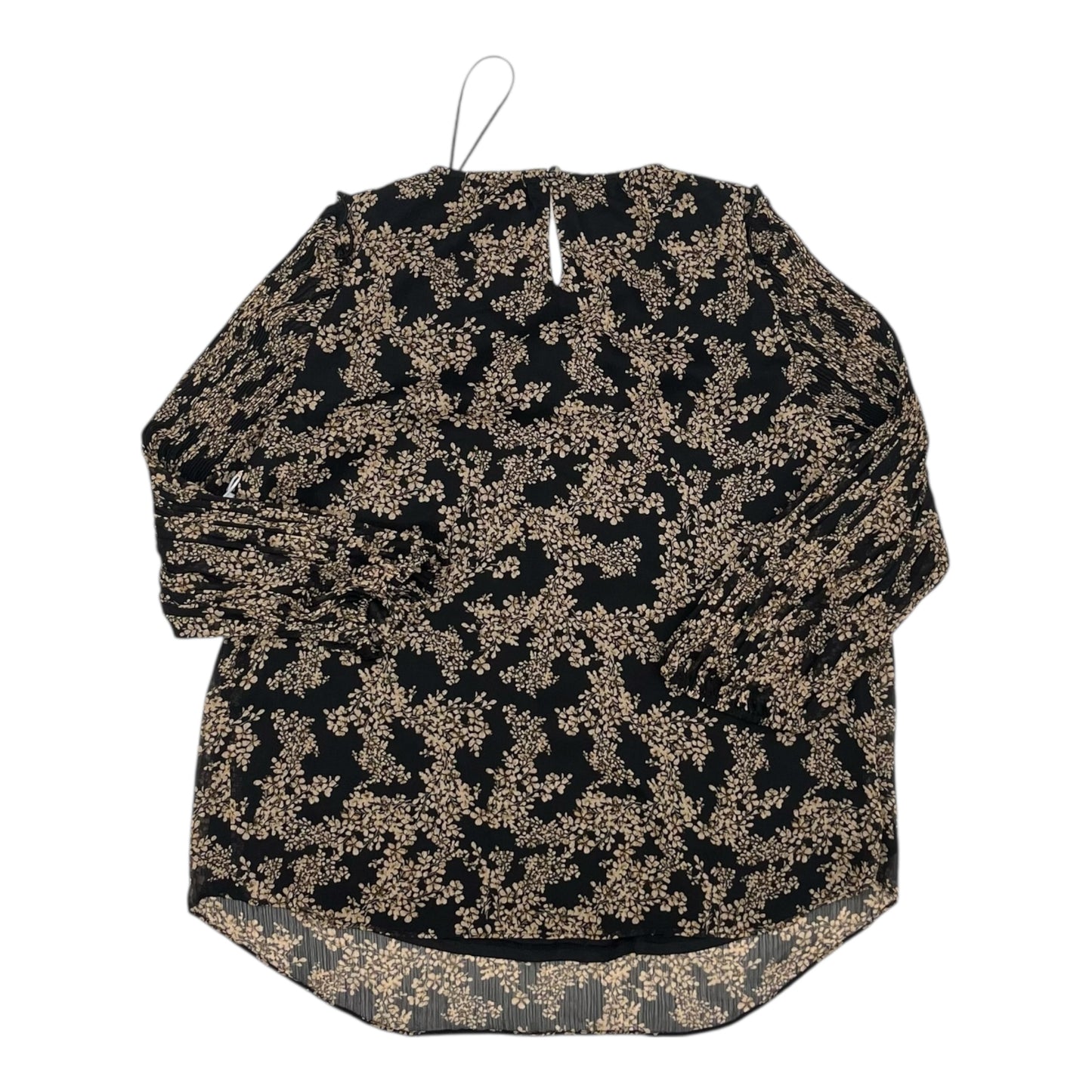 Blouse 3/4 Sleeve By Lc Lauren Conrad In Floral Print, Size:M