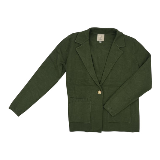 Sweater Cardigan By Sioni In Green, Size:M