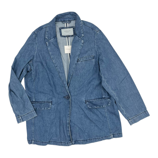 Blazer By American Eagle In Blue Denim, Size:Xl